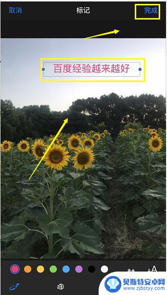 苹果手机照片里面怎么加字 iPhone照片如何添加文字水印