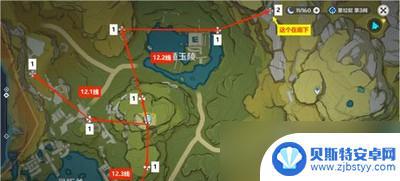 原神钟离石珀采集地点 原神石珀采集路线图