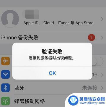 苹果手机appleid建议验证失败 iPhone 登录 Apple ID 失败解决方法