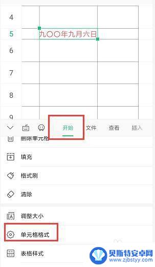 手机wps表格里的日期怎么设置格式 手机WPS表格文件如何调整日期格式