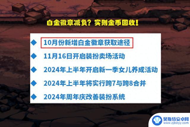 DNF：奥特曼联动预热来了！10月重磅更新一览，白金徽章减负