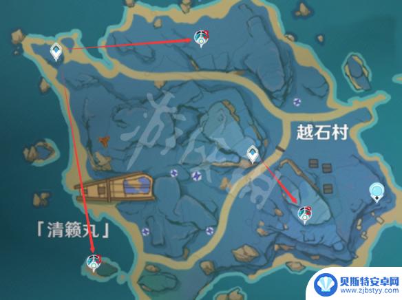 原神 浮游幽核 浮游干核收集路线图分享