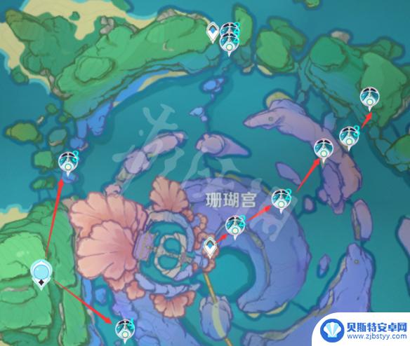 原神 浮游幽核 浮游干核收集路线图分享