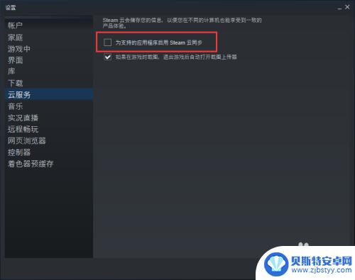 steam云服务怎么开启 Steam云同步如何开启
