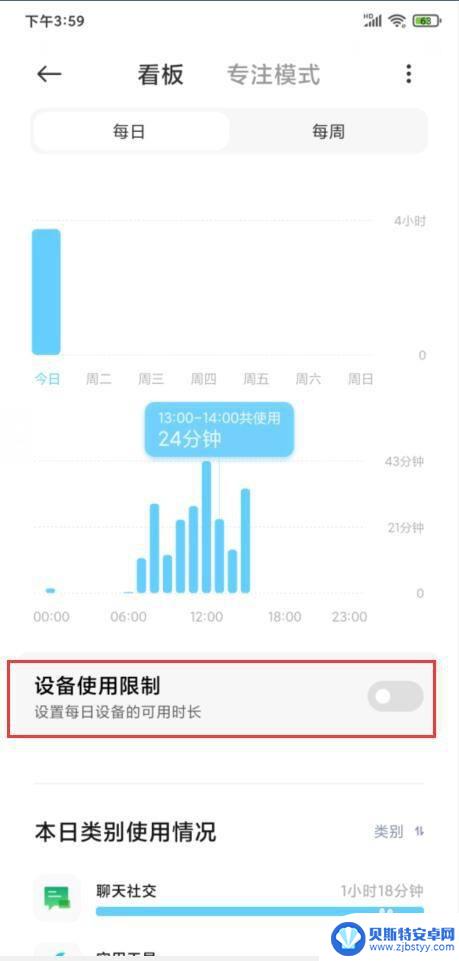 如何设定手机使用时间 小米手机怎样设置每天使用时间的限制