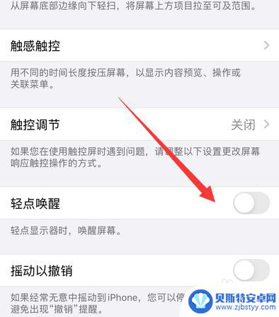 苹果手机双击屏幕亮屏怎么关闭 苹果手机点击屏幕亮屏如何关闭