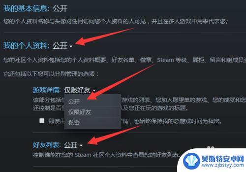 steam怎么设置为公开 Steam隐私设置公开步骤