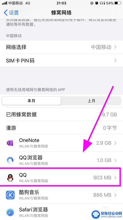 iphone禁止app联网 苹果iPhone手机如何禁止某个应用程序使用数据