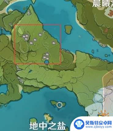 原神蒲公英详细分布图 原神1.5版本蒲公英采集点大全分布图