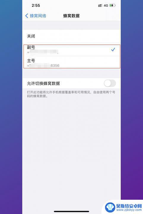 iphone双卡如何关闭一个卡流量 怎样禁止苹果双卡手机上的一张卡流量使用