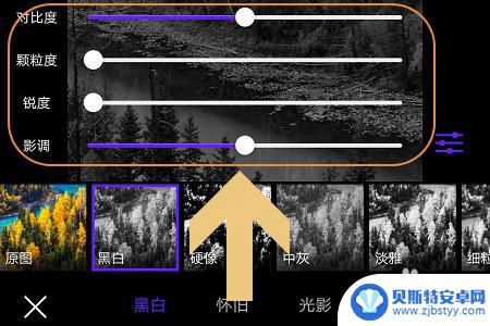 手机如何制作黑白背景图 手机上怎样将照片变成黑白的