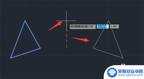 手机如何镜像翻转cad CAD如何进行图形镜像翻转