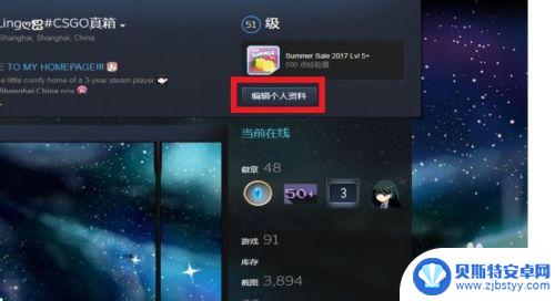 steam粗体 STEAM个人资料界面如何设置粗体字体