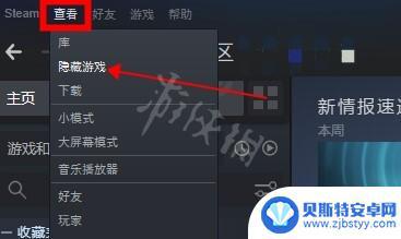 steam游戏库游戏不见了 Steam隐藏游戏恢复方法