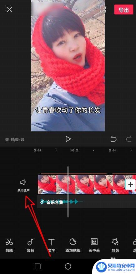 怎么消除手机录屏原声 如何在剪映中删除视频原声