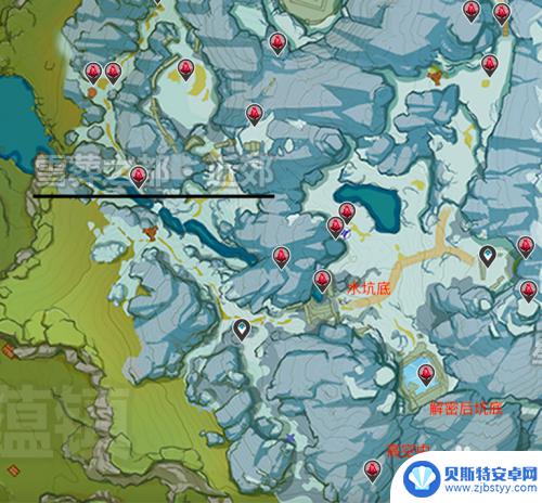 原神如何找到红髓 原神雪山绯红玉髓位置图解