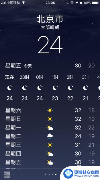 怎么给苹果手机设置天气 苹果手机天气预报设置步骤