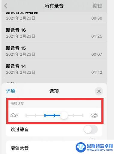 苹果手机录音文件怎么倍速 苹果手机录音文件倍速设置教程