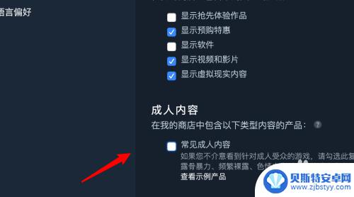 steam的xxz Steam设置如何允许显示成人游戏