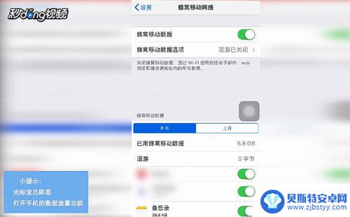 苹果手机如何使用移动流量 怎样在苹果手机上开启数据流量